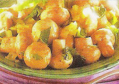 Champignon in marinata all'arancia