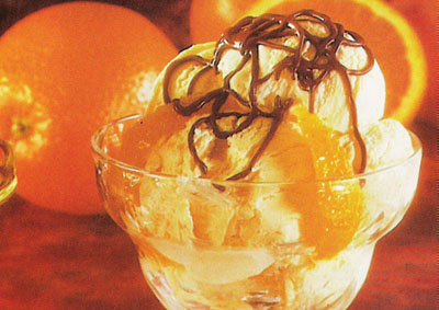 Gelato all'arancia